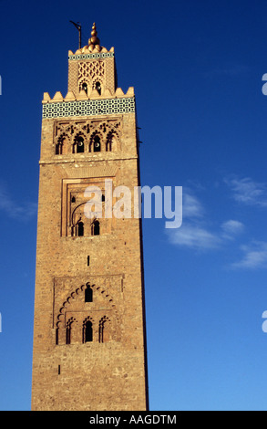 Mosquée de la Koutoubia - Marrakech, Maroc Banque D'Images