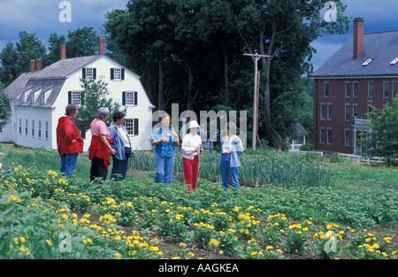 Moi Gloucester une classe de jardinage au Lycée Saint-Louis Lake Shaker Village Banque D'Images