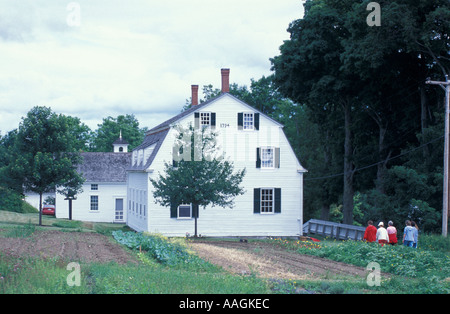 Moi Gloucester une classe de jardinage au Lycée Saint-Louis Lake Shaker Village Banque D'Images