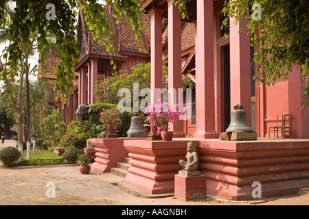 Musée national paysage Phnom Penh Cambodge Banque D'Images