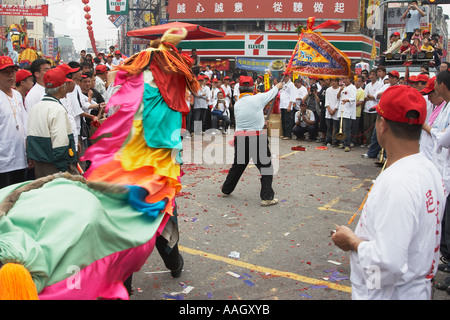 Dragon chinois au Festival de Matsu Banque D'Images