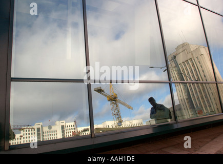 Construction à Minsk, capitale du Bélarus Banque D'Images