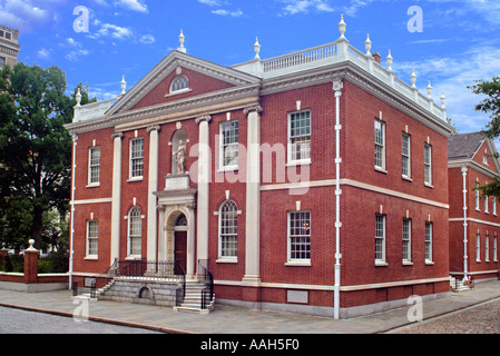 Hall de la bibliothèque de Philadelphie Pennsylvanie PA Banque D'Images