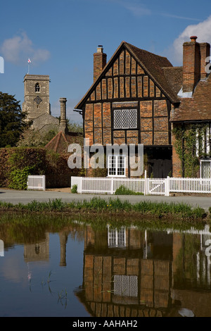 Essendine Village Hertfordshire UK peut Banque D'Images