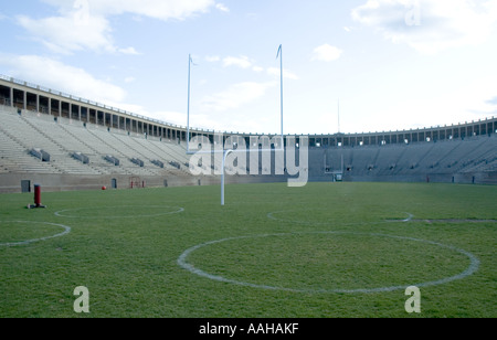 Scène du stade de Harvard, Harvard University, Cambridge, Massachusetts Banque D'Images