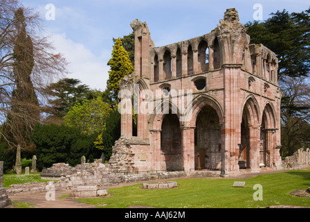 Abbaye de Dryburgh demeure de sir Walter Scott et le général Douglas Haig Scottish Borders UK Banque D'Images