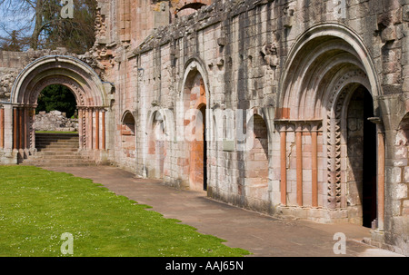 Abbaye de Dryburgh Scottish Borders UK Banque D'Images