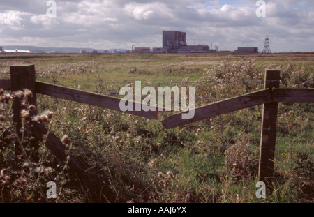 Centrale nucléaire de Hartlepool, Teesside, Angleterre, Royaume-Uni. Banque D'Images