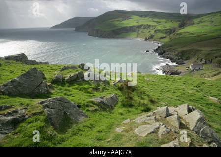 Port-aleen Bay, Torr Head, près de Ballycastle, comté d'Antrim, en Irlande du Nord. Banque D'Images