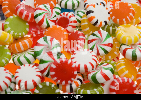 Portrait de bonbons assortis, close-up Banque D'Images
