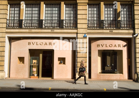 Bulgari dans Sloane Street, Knightsbridge, London UK Banque D'Images