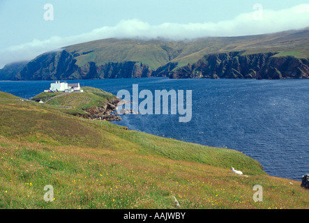 Herma ness visitor centre saxa vord burra firth à l'île de unst scotland uk go Banque D'Images