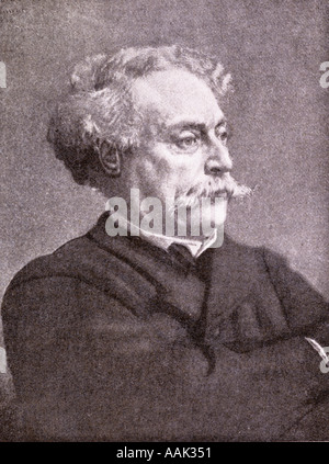 Alexandre Dumas fils, 1824 - 1895. Auteur et dramaturge français. Banque D'Images