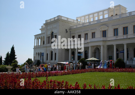 La Crimée, palais Livadija Banque D'Images