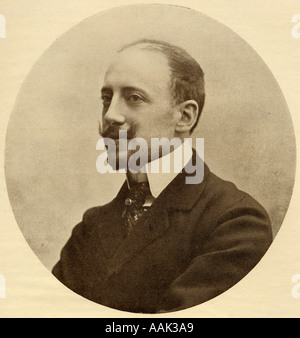 Général Gabriele D'Annunzio, Prince de Montenevoso, duc de Gallese, 1863 -1938. Poète, romancier, dramaturge et journaliste. Banque D'Images