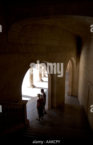 À l'intérieur de la Alhambra Grenade Espagne Banque D'Images