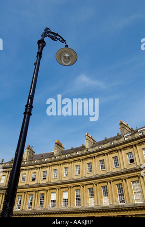 Le Cirque Crescent, à la ville de Bath Banque D'Images