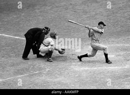 1940 frappeur s'élance grève à l'ATHLÉTISME ET DE WASHINGTON LE 3 SEPTEMBRE 1947 Banque D'Images