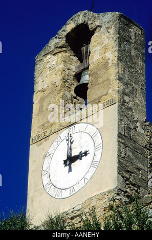 Campanile, Lourmarin, Luberon, Vaucluse, France, Europe Banque D'Images