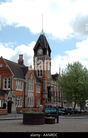 Burton on Trent de ville et Tour de l'horloge Staffordshire Banque D'Images