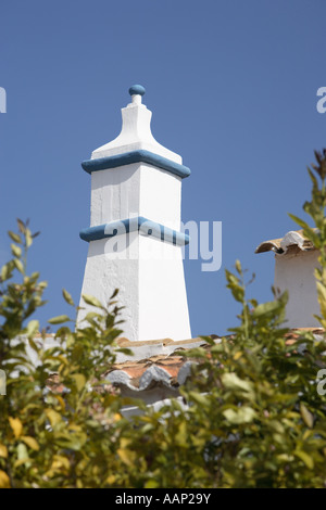 cheminée de l’Algarve Banque D'Images