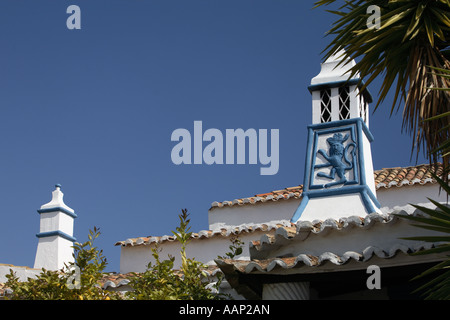 cheminée de l’Algarve Banque D'Images