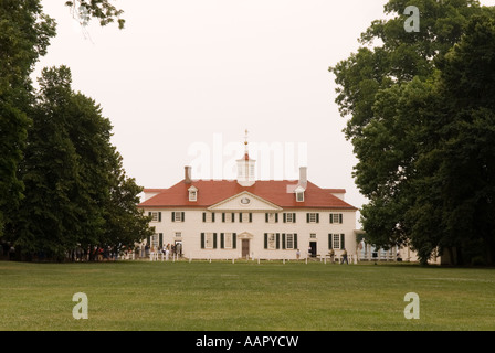 Mount Vernon, accueil de premier président George Washington, Washington DC USA Banque D'Images