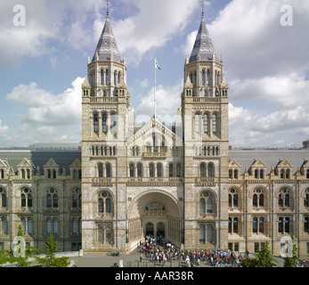 Le Musée d'Histoire Naturelle de Londres Banque D'Images