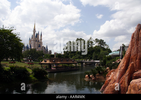 Château de Cendrillon au Magic Kingdom de Disney Banque D'Images