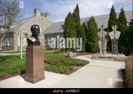 Franklin Delano Roosevelt FDR Presidential Library and Museum National Historic Site Hyde Park à New York Banque D'Images