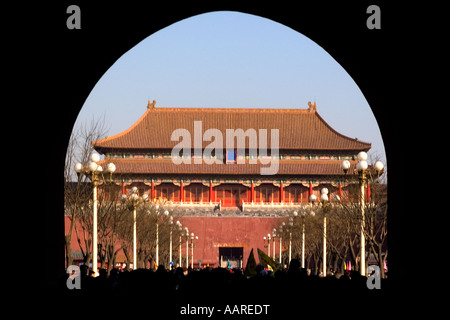 La Cité Interdite, ancien palais impérial Beijing Chine Banque D'Images