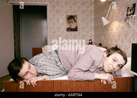 Jumeaux siamois russe masha et dasha krivoshlyapova à Moscou Banque D'Images