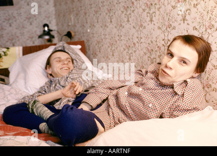 Jumeaux siamois russe masha et dasha krivoshlyapova à Moscou Banque D'Images