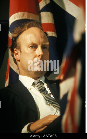 John Tyndall Président du parti politique du Front National Londres 1975 1970s UK 1970s HOMER SYKES Banque D'Images