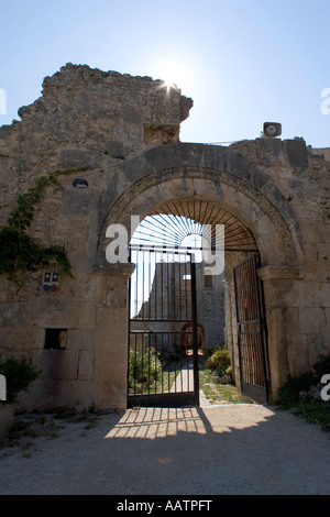 Abbaye de Santa Maria di Pulsano, Monte Sant'Angelo, Pouilles, Italie Banque D'Images