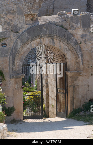 Abbaye de Santa Maria di Pulsano, Monte Sant'Angelo, Pouilles, Italie Banque D'Images