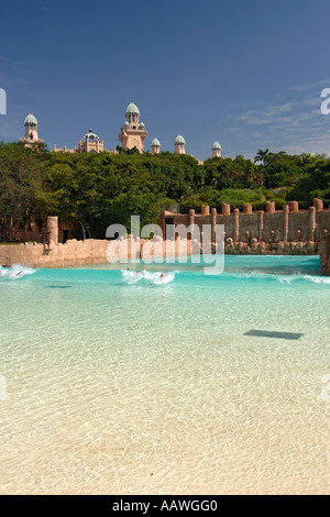 La vallée des vagues dans le Sun City Resort en Afrique du Sud. Banque D'Images