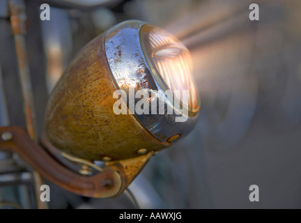 Old rusty bike light
