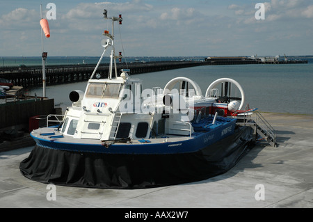 Île de Wight aéroglisseur. Banque D'Images