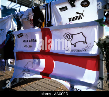 Brian Clough Hommages Derby County Ground 2004. Banque D'Images