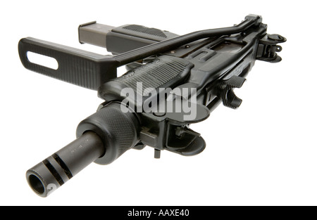 UZI 9mm machine gun, Israélien arme automatique. Banque D'Images