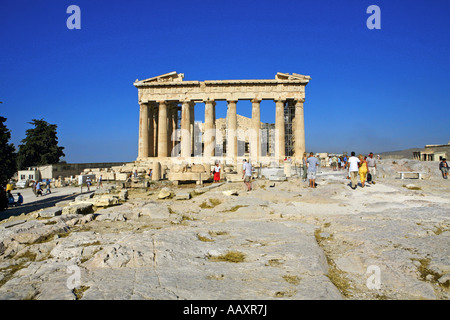 Le Parthénon à Athènes Banque D'Images