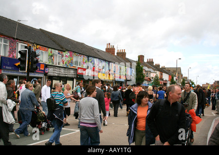 Cowley Road carnaval, Oxford, Angleterre. Célébrant la diversité culturelle Banque D'Images