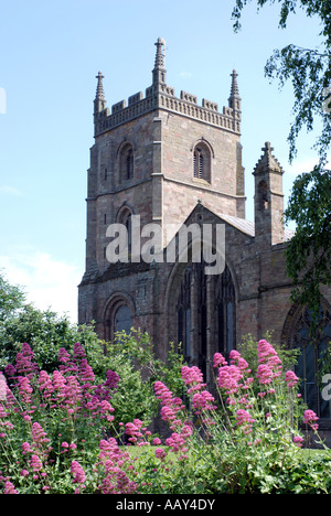 Église du Prieuré de Saint Pierre et Saint Paul, Leominster, Herefordshire, Angleterre, RU Banque D'Images