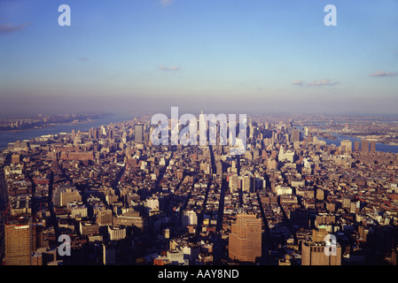 USA New York ville manhattan cityscape Banque D'Images