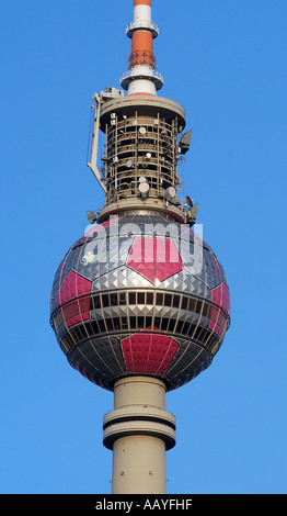 Tour de télévision de Berlin de la Coupe du monde pour la décoration Banque D'Images