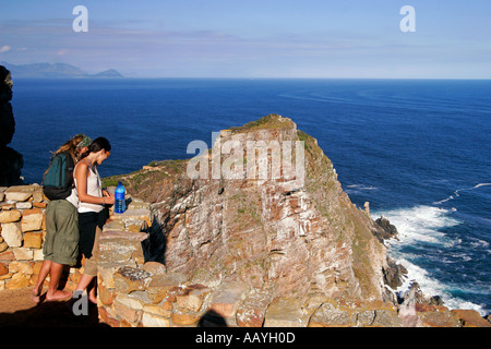 Afrique du Sud cap de Bonne Espérance deux roches de l'océan Atlantique Banque D'Images