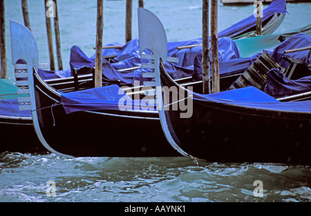 Gondoles à Venise, Italie. Banque D'Images