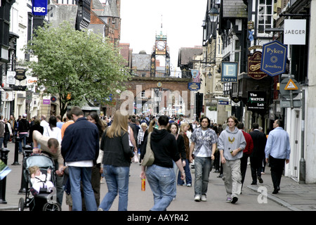 Ville de Chester England uk 2005 Banque D'Images