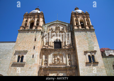 Templo de Santo Domingo, la Calle Alcala Macedonio, Oaxaca, État de Oaxaca, Mexique Banque D'Images